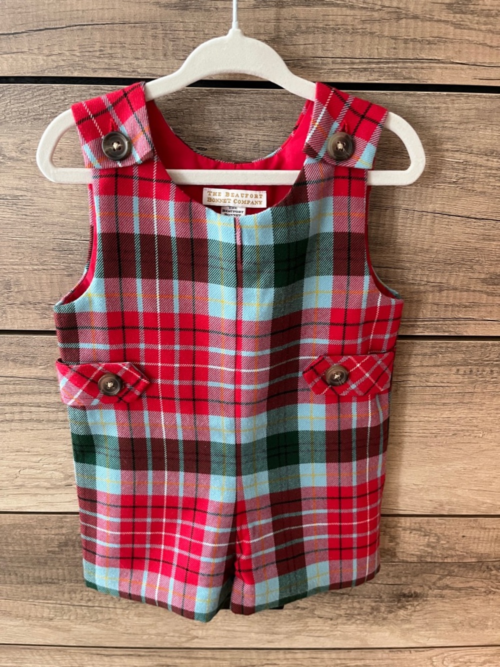 The Beaufort Bonnet Company Red Plaid Jon Jon